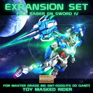 Additional Parts For MG 1/100 00 QAN[T] GN SWORD IV FULL SABER With Ring