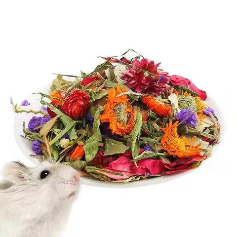 Bedding For Hamster Natural Dried Flower Gerbil Bedding Odor Control Enclosure Habitat Decor For Rab