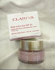 🍃Clarins嬌韻詩多元活膚防曬日霜50ml SPF 20防曬值🍃