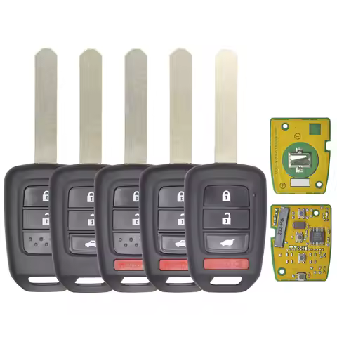 HE MLBHLIK6-1T 313.8MHz MLBHILK6-1TA 433.9MHz ID47 HITAG3 Chip Car Remote Key For Honda CRV Civic Ac