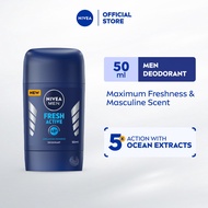 NIVEA MEN Fresh Active Deodorant Stick 50ml / Antiperspirant / Ubat Ketiak