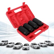 phoenixshop 4pcs 1/2-Inch Drive 30 mm/32mm/34mm/36mm Deep Impact Socket  6-Point - Chrome Molybdenum