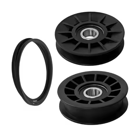 Drive V Idler Pulley Tractor Drive Belt Flat Idler Pulley 754-05027 for XT1-lt54 Fab 247202420 XT1-g