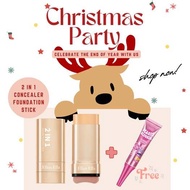 Ellen Ella Glowing Concealer and Foundation Stick Liquid Blush Primer Makeup Base Long Lasting