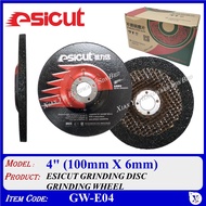 (10pcs, 25pcs) GW-E04 (100mm X 6mm) ESICUT GRINDING DISC (GRINDING WHEEL) A24QBF 80M/S EN12413