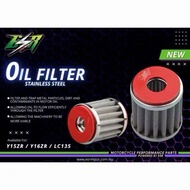 ESR RACING STAINLESS STEEL OIL FILTER FOR Y15ZR Y15 Y16ZR Y16 LC135 135LC LC 135 YAMAHA