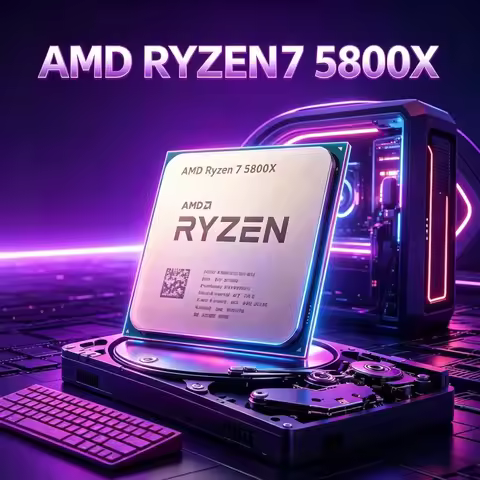 Premium R7 5800X Zen3 Gaming Chip 8C16T Max 4.7GHz Boost AM4 DDR4 Loose Desktop Processor