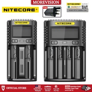 Original Nitecore UM4 UM2 USB Battery Charger QC with 3-Pin Adapter Intelligent Charger li-ion AA AA