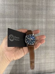 ❤️公價$46,600 小王子 放射藍色錶面 星期日曆顯示 自動機械錶 ✅證書 ✅盒 IWC 3877714