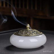 Glass Manufacturer Sandalwood Burner Indoor Ink Incense Wholesale Household Jade Incense Burner Plat