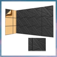 (UDOP) 8 Pack Self-Adhesive Soundproof Wall Panels12x12x0.47In Sound Proof Foam Panels for Home Stud