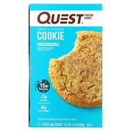 Quest Nutrition, Protein Cookie, Snickerdoodle, 12 Cookies, 2.04 oz (58 g) Each