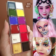 Face Paint Face Painting Kit Halloween Makeup Body Paint Kit Face Paint Professional Cosplay Makeup 
