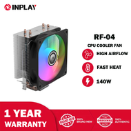 Inplay S40 4 Copper TDP 150W Cpu Cooler RGB Fan Tower With 4Pin Fan For AMD/ Intel Processor With Th