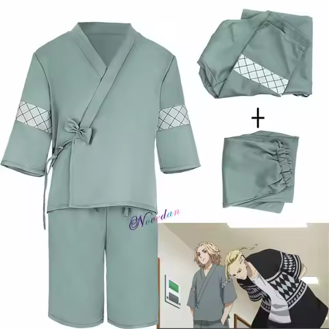 Anime Tokyo Manjiro Sano Takemichi Hanagaki Cosplay Costume Mikey Japanese Kimono Cardigan Yukata Wo