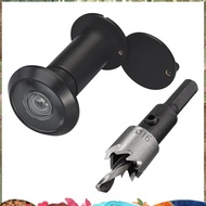 220-Degree Solid Peep Holes for Door with 16mm Drill Bit,0.63in Door Peephole for Door Thick From 1-