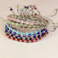 Macrame Bracelet - Crystal Rope Bracelet