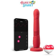 Lovense Gravity App-Controlled, Automatic Thrusting &amp; Vibrating Suction Cup Dildo