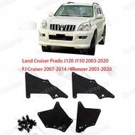 For Toyota Land Cruiser Prado J120 J150 FJ Cruiser Splash Shield Mud Flaps Guards Fender Liners Rubb
