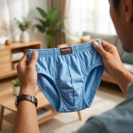 3Pcs Men's Cd Gestex Men's Underwear Comfortable MaterialOriginal Size ML Xl 3L 4L 5L Sku - 425