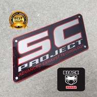 Sc PROJECT Brand RACING Exhaust EMBLEM
