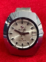 RADO BALBOA 25 jewels Automatic ฝาหลังเหรียญทอง ตัวเรือนคาไบรท์ นาฬิกาผู้ชาย นาฬิกามือสองของแท้