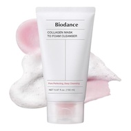 BIODANCE Collagen Mask To Foam Cleanser, 2-in-1 Pore Care and Hydrating Foaming Facial Cleanser for 