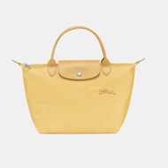 New 100% Genuine goods longchamp Le Pliage Green Handbag S foldable green short handle waterproof Canvas Shoulder Bags small  size Tote Bag L1621919452 Wheat color