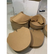Shaddle Shoes Brown 350gsm |Shaddle shoes Classic| Shaddle Shoes Cardboard Craft | Dumpel Shoe 100pc