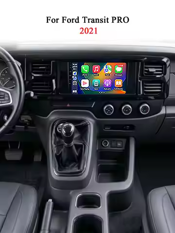 for Ford Transit PRO 2021 GPS Navigation 9" 2.5D Touch Screen Android 16 Wireless CarPlay DSP Stereo