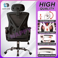 Ergonomic High back Chair Leather office Chair with latex cushion footrest pad