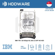 IBM 1TB 7.2K 6Gbps NL SAS 2.5 SFF HS HDD // 81Y9690 // 81Y9691 // 81Y3820