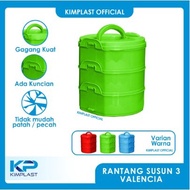 Rantang susun 3 plastik / Rantang susun 3