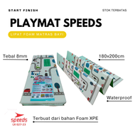 SPEEDS SNI Playmat Bayi / Karpet Lipat Anak Tebal / Playmate XPE 180x200cm Bayi / Tikar Lipat Matras