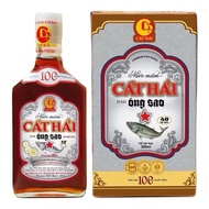 Cat Hai Ong sao fish sauce, high quality glass bottle with 40 protein levels