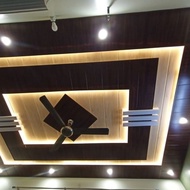 Plafon pvc batik /lampu led panel