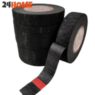 24HOME High Temperature Resistance Adhesive Cloth Tape for Cable Harness Car Auto Heat Sound Isolati