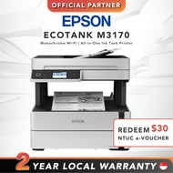 [FAST SHIP] Epson EcoTank M3170 | Monochrome Wi-Fi | All-in-One Ink Tank Printer