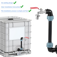  IBC Tank Tap Adapter Filter S60 Thread To 15-16mm Garden Hose Connector Faucet Ball Valve 1000 Lite