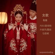 YQHigh-End Hanfu Ming Wedding Clothes Xiuhe Dress Bride2023Wedding Cape Decoration New Wedding Ancient Style Han Element