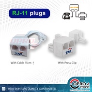 TM Telephone 1 to 2 Splitter Socket / Extension Adaptor with Cable