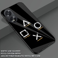 [ AF14 GAMES ] Case Glossy HD  OPPO (A17)(A18)(A58)(A78 4G 5G) (A98 5G)  Kamera Protector Kesing Sil