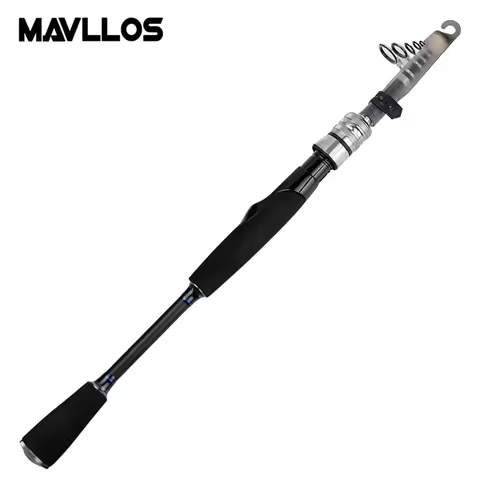 Mavllos Ultra-short Portable Spinning Telescopic Fishing Rod 1.98m 2.28m 2.58m Fast Action Ultra Lig