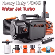 ( READY STOCK ) High pressure cleaner 1400W water jet turbo pump House use pump cuci Kereta Pam basuh lantai motor
