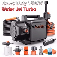 ( READY STOCK ) High pressure cleaner 1400W water jet turbo pump House use pump cuci Kereta Pam basu