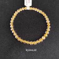 Kyowa Citrine Bracelet 4 mm 16 Boards