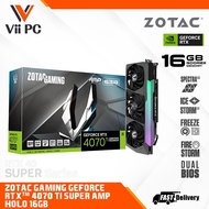 ZOTAC GAMING GeForce RTX 4070 Ti SUPER/RTX4070Ti SUPER/RTX 4070Ti SUPER AMP HOLO 16GB GDDR6X Graphic