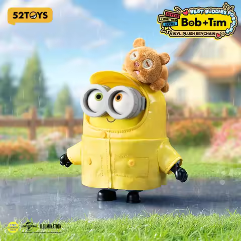 52TOYS Mystery Box Bob & Tim – Best Buddies Forever Series Vinyl Plush Keychain Blind Box