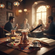 Authentic Design Cezve Tin-Lined Interior Turkish Coffee Pot Multi-Purpose for Home Baristas, Cafe