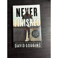 NEVER FINISHED by DAVID GOGGINS (TRADEPAPERBACK)